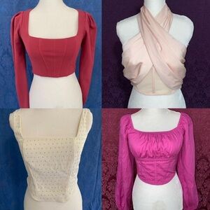 Glam tops bundle sizes small and extra small